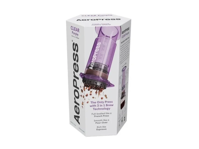 AeroPress Clear fialová