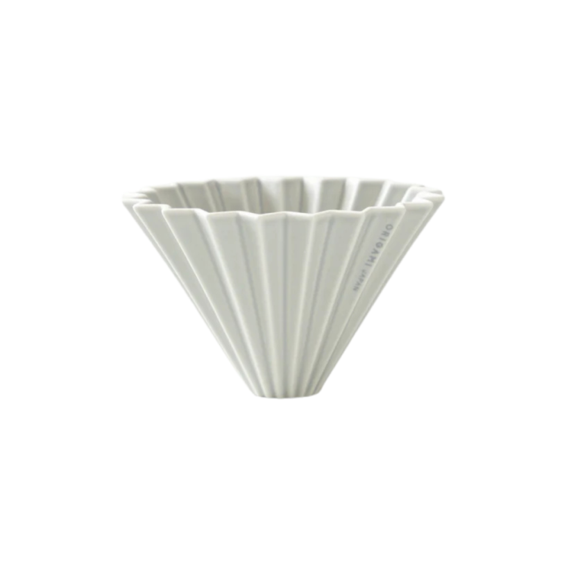 Origami keramický dripper M matně šedý
