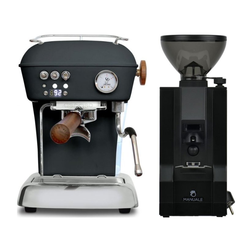 Ascaso DREAM PID Anthracite + Eureka Mignon Manuale, BL black