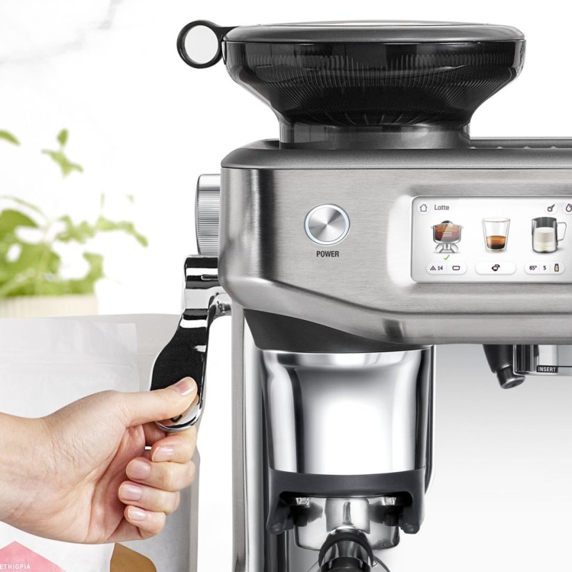 Kávovar Sage SES882BSS THE BARISTA™ Touch Impress Cold Extraction Silver