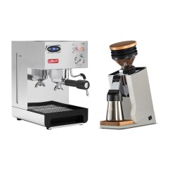Lelit Anna PL41TEM + Eureka Mignon Single Dose PRO, White & Oak