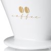 KELA Kávový filtr porcelánový Excelsa S bílá