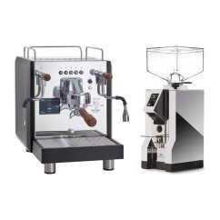 Bezzera DUO DE Black + Eureka Mignon Specialita, CR Chrome