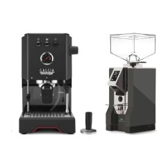 Gaggia Classic Up černá + Eureka Mignon Specialita, CR Anthracite