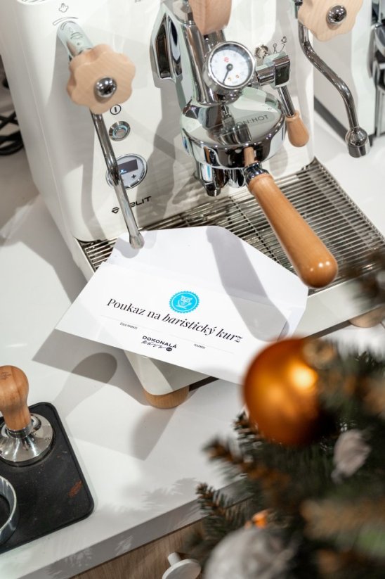 Dárkový poukaz na baristický kurz - Varianta poukazu: Dárkový poukaz