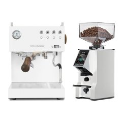 Ascaso Steel DUO PID White + Eureka Mignon Specialita Smart, CR White