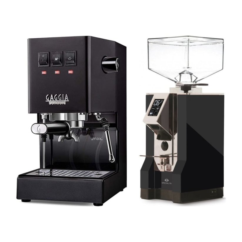 Gaggia Classic E24, černá + Eureka Mignon Specialita, CR Black