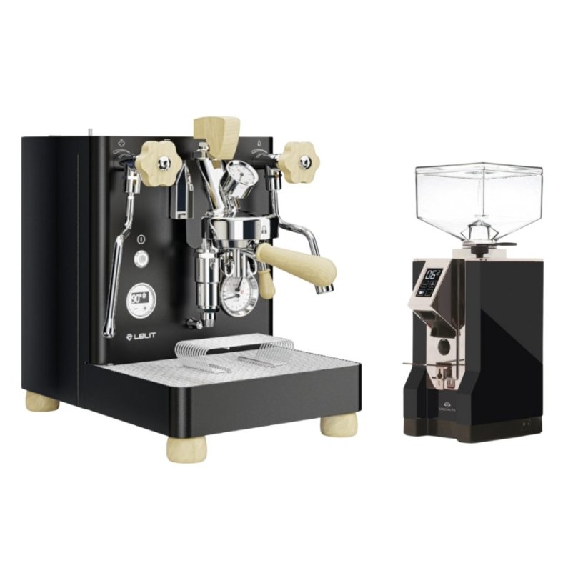 Lelit Bianca PL162T V3 Black + Eureka Mignon Specialita, CR matt black