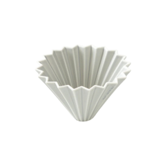 Origami keramický dripper M matně šedý