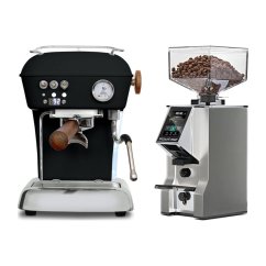 Ascaso DREAM PID Dark Black + Eureka Mignon Specialita Smart, CR Chrome