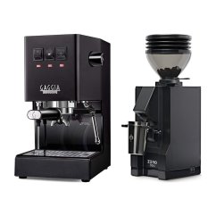 Gaggia Classic E24, černá + Eureka Mignon Zero 55s Black
