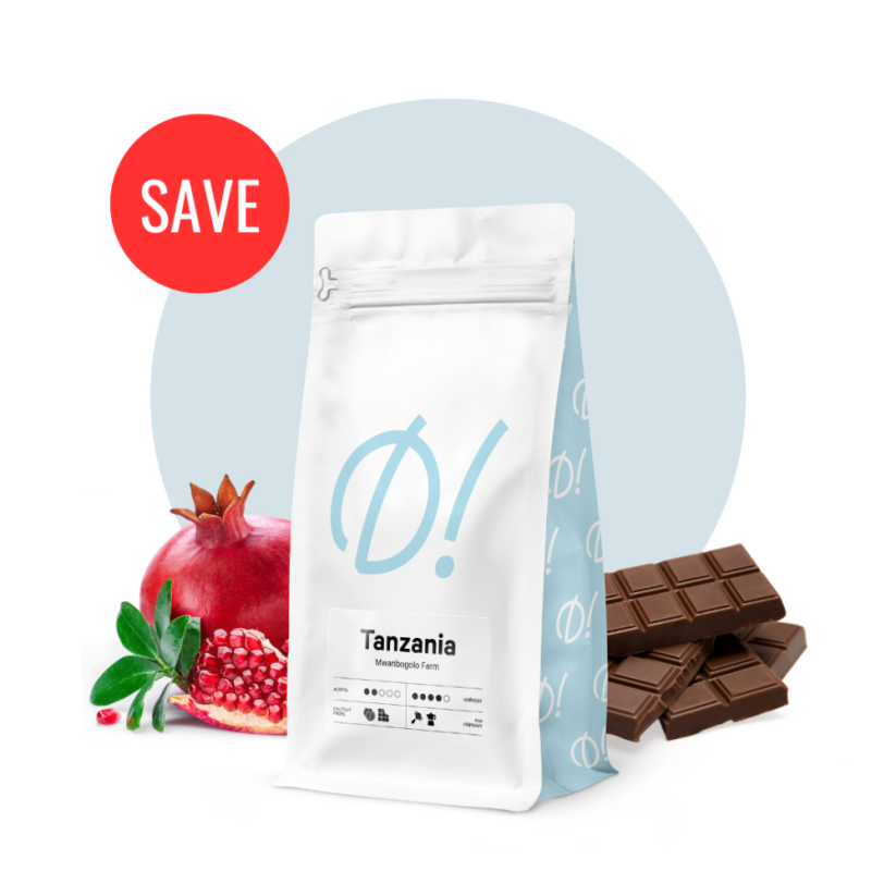 ZACHRAŇ! Tanzania Mwanbogolo - Velikost balení - káva: 250 g