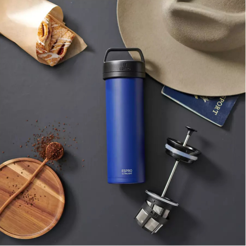 Espro Ultra Light Coffee Press modrý 450 ml
