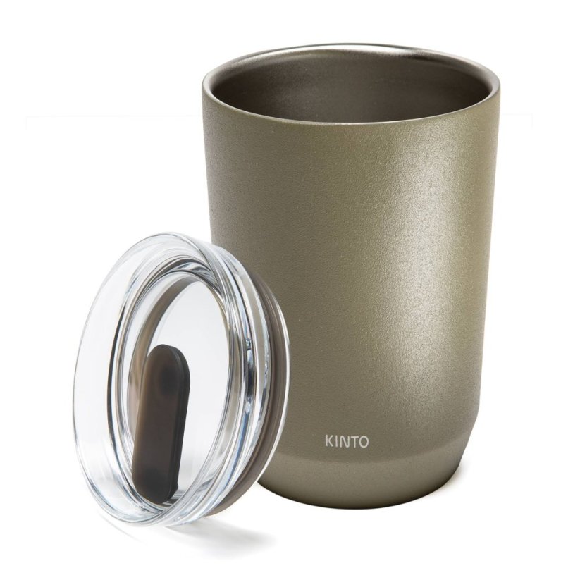 Kinto To Go Tumbler termohrnek khaki 360 ml