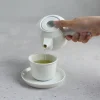 Kinto LT Kyusu konvička na čaj bílá 300 ml