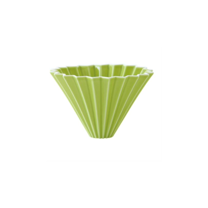 Origami keramický dripper S tmavě zelený