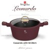 BERLINGERHAUS Kastrol s titanovým povrchem a poklicí 28 cm Leonardo Collection