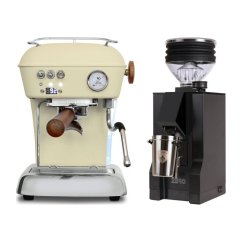 Ascaso DREAM PID Sweet Cream + Eureka Mignon Zero, BL Black