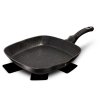 BERLINGERHAUS Pánev grilovací s mramorovým povrchem 28 cm Black Silver Collection