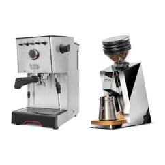 Gaggia Classic GT + Eureka Mignon Zero 65 Speedy ALL PURPOSE chrome