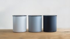 Airscape Kilo coffee kitchen canister matte black white grey group 001 web