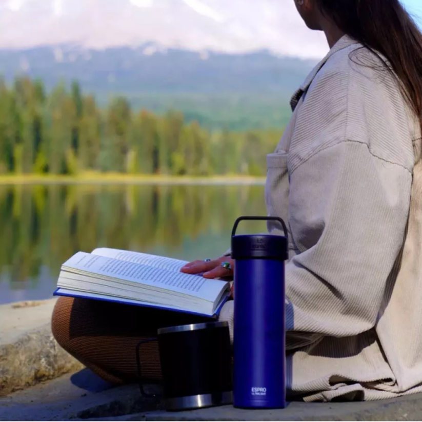 Espro Ultra Light Coffee Press modrý 450 ml