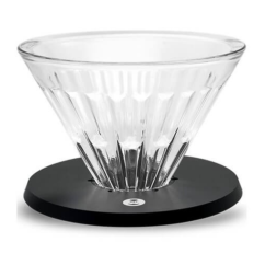 Timemore Crystal Eye skleněný dripper 01 černý