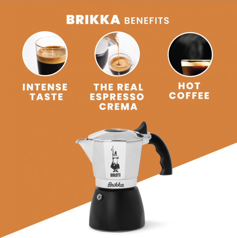 Bialetti Brikka 4 porcie