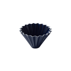 Origami keramický dripper S tmavě modrý