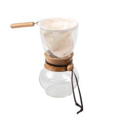 Hario Drip Pot Olivové drevo 1 šálka 240 ml