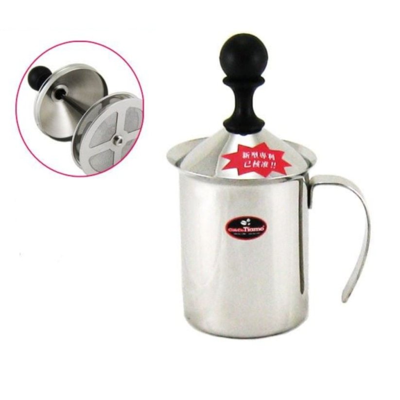 Tiamo Double Mesh Milk Frother napěňovač mléka 200 ml