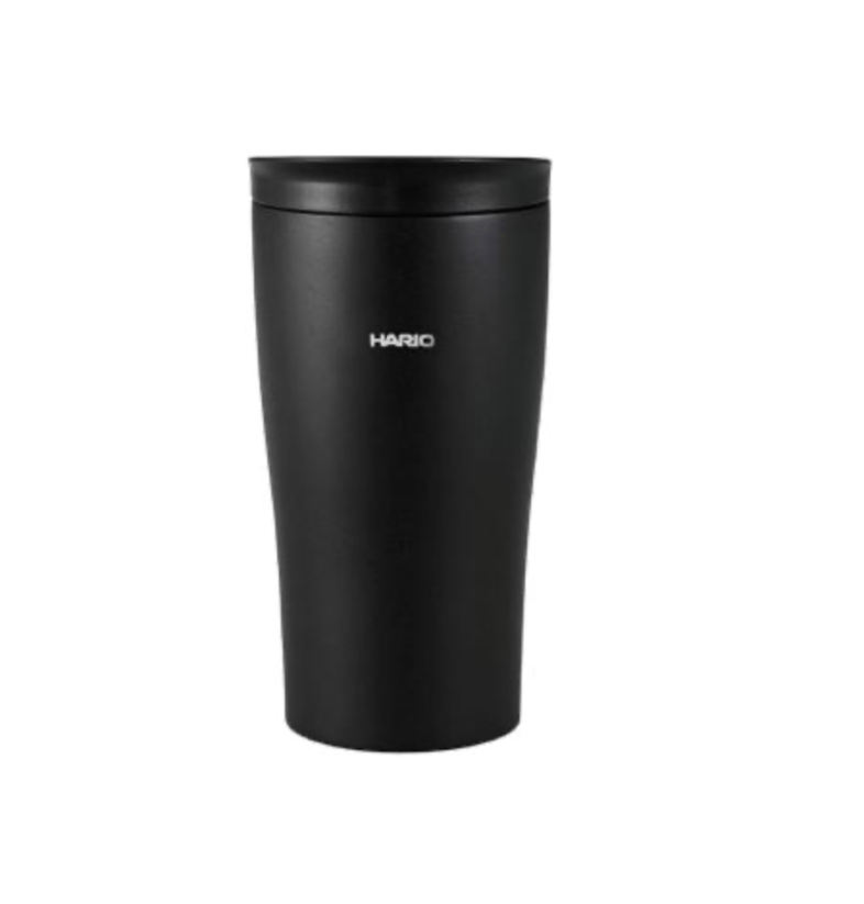 Termohrnček Hario s vekom 300 ml čierny