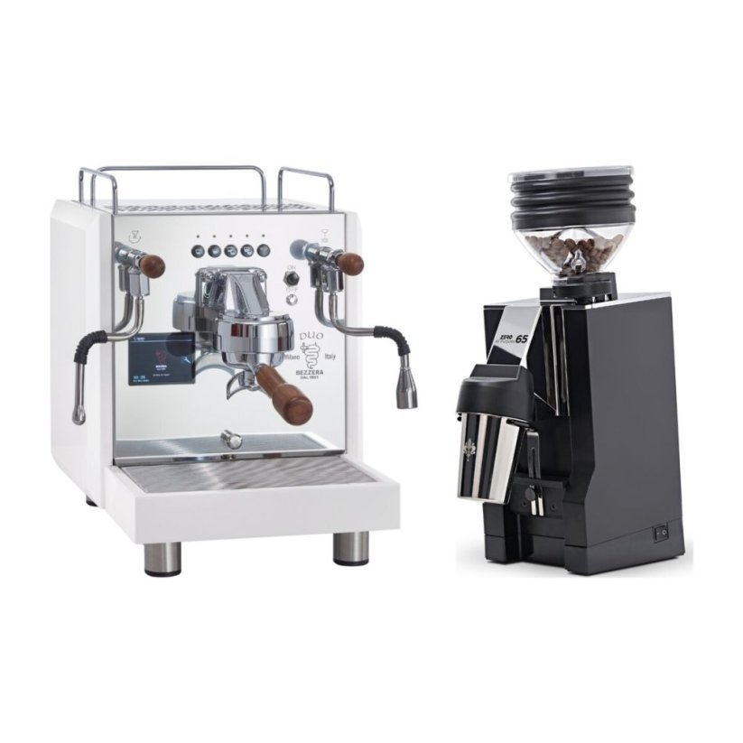 Bezzera DUO DE White + Eureka Mignon Zero 65 All Purpose, CR black