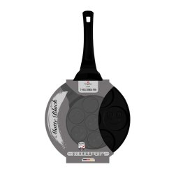 BERLINGERHAUS Lívanečník s titanovým povrchem Smajlíci 26 cm Matte Black Collection