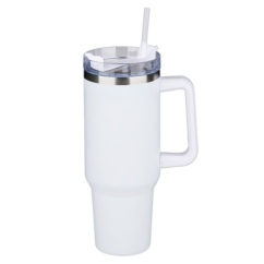 ALPINA Termohrnek dvoustěnný z nerezové oceli 1,2 l bílá