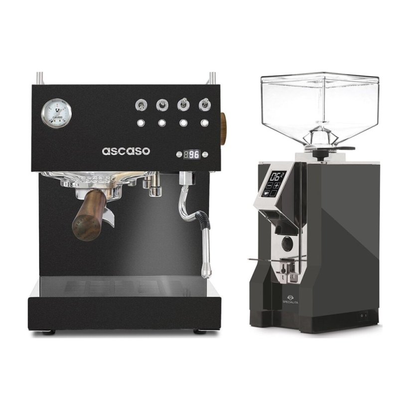 Ascaso Steel DUO PID black + Eureka Mignon Specialita, CR Anthracite