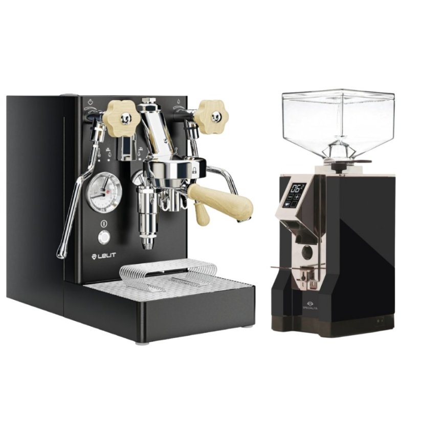 Lelit Mara PL62X V2 black + Eureka Mignon Specialita, CR matt black