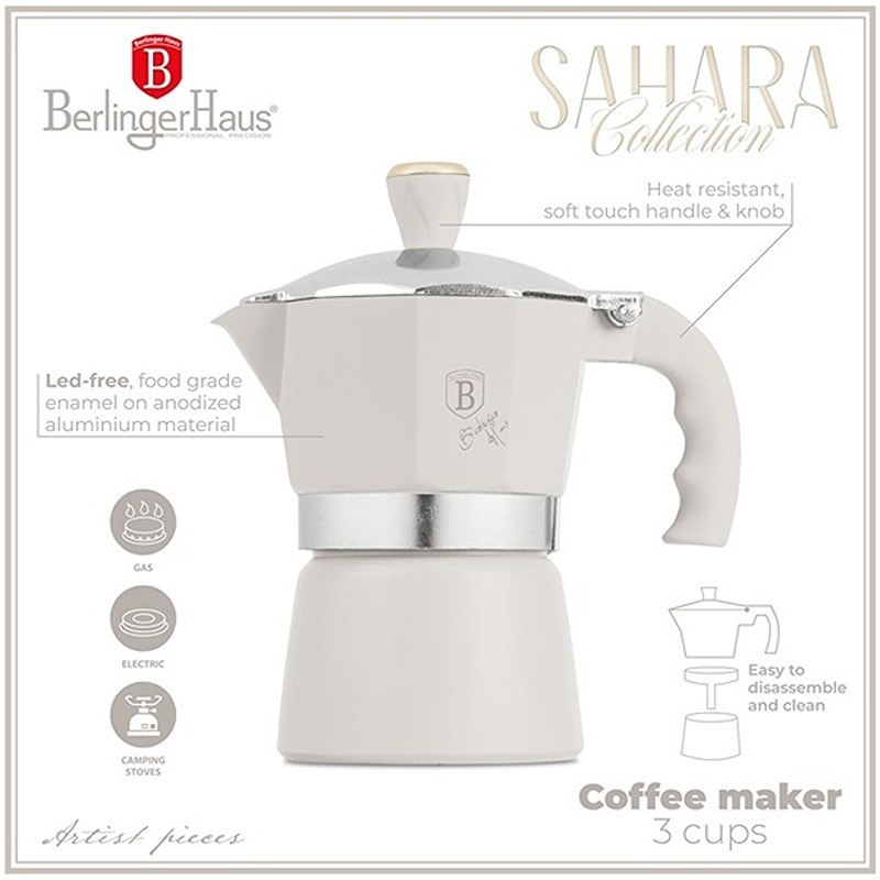 BERLINGERHAUS Konvice na espresso 3 šálky Sahara Collection
