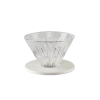 Timemore Crystal Eye skleněný dripper 02 bílý