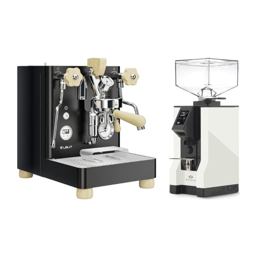LELIT Bianca  V3  PL162T  black + Eureka Mignon Specialita, BL White