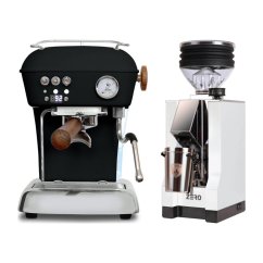 Ascaso DREAM PID Dark Black + Eureka Mignon Zero, CR white