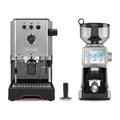 Gaggia Classic Up stříbrná + Mlýnek Sage BCG820BSS Silver