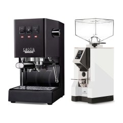 Gaggia Classic E24, černá + Eureka Mignon Specialita, CR White