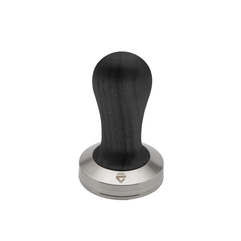 Lelit tamper 58.55 mm, plochý, black walnut