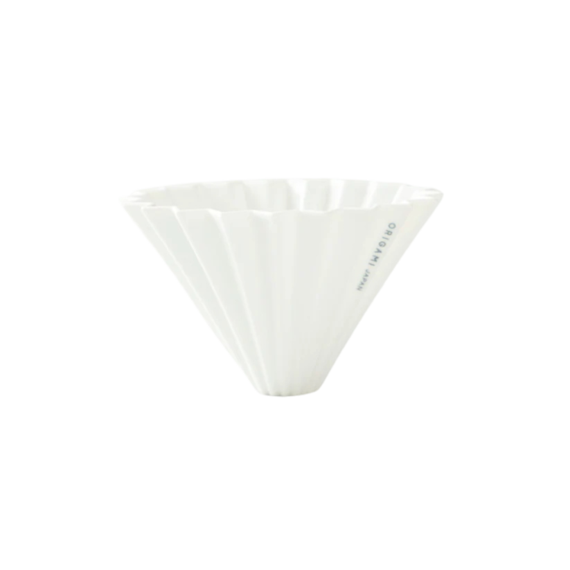 Origami keramický dripper M bílý