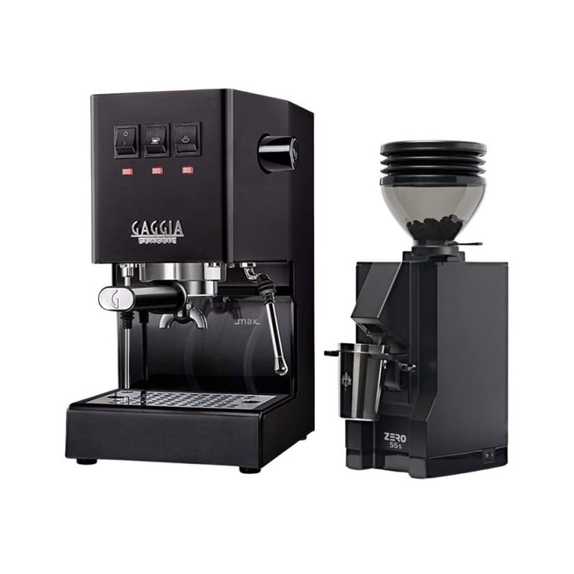 Gaggia Classic E24, černá + Eureka Mignon Zero 55s Black