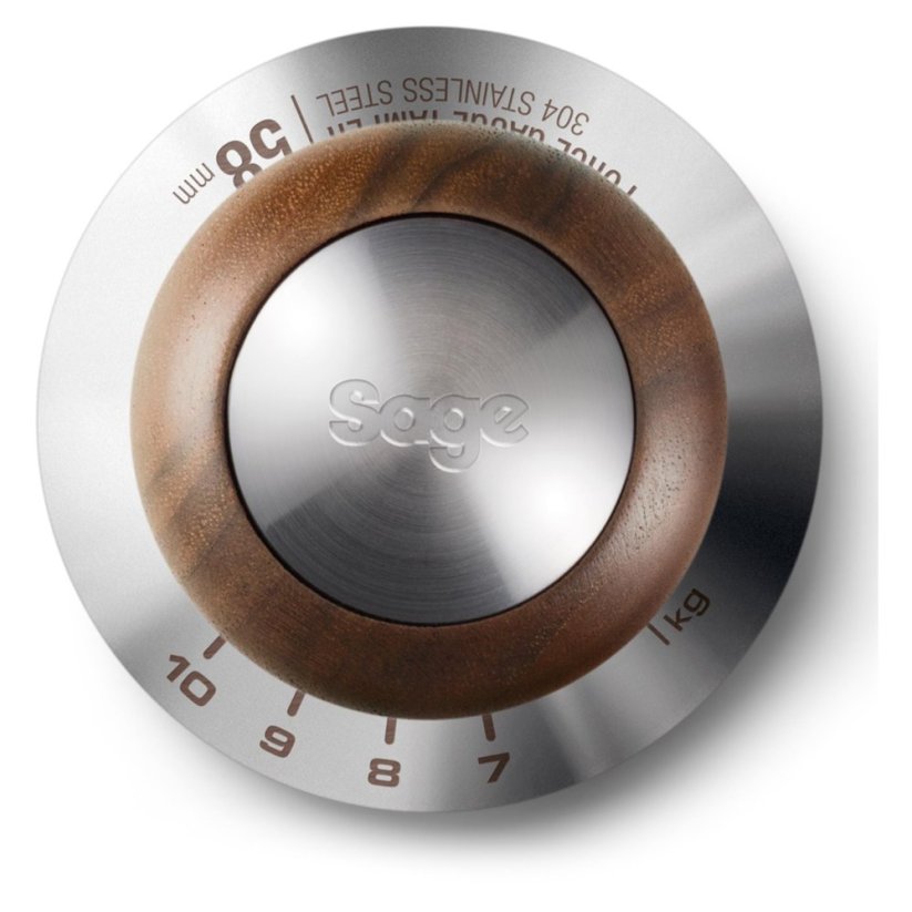 Tamper s pružinou Sage 58 mm Craft Collection Dřevěný SEA302WLW