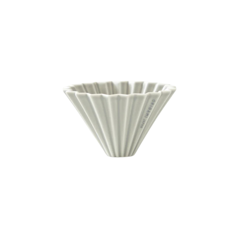 Origami keramický dripper S matně šedý
