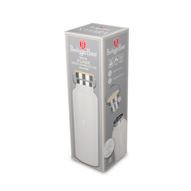 BERLINGERHAUS Termoska lahev s dvojitou stěnou nerez 0,6 l Sahara Collection