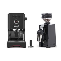 Gaggia Classic Up černá + Eureka Mignon Zero 65 All Purpose, CR black